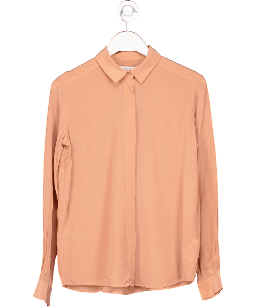 & Other Stories Nude Pink 100% Silk Shirt UK 8 - Reliked