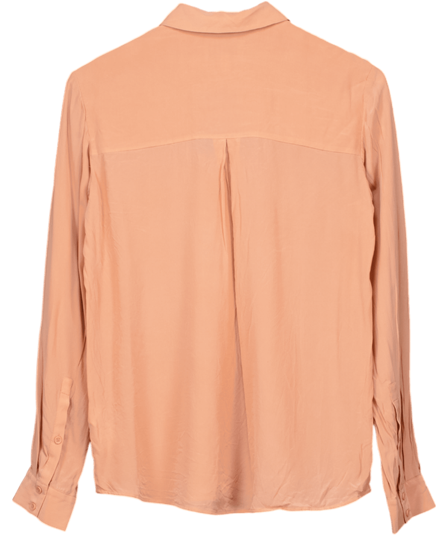 & Other Stories Nude Pink 100% Silk Shirt UK 8 - Reliked