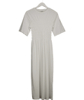 & Other Stories White Smocked Midi Dress UK S - Reliked