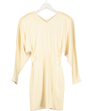 & Other Stories Yellow Hourglass Mini Dres UK S