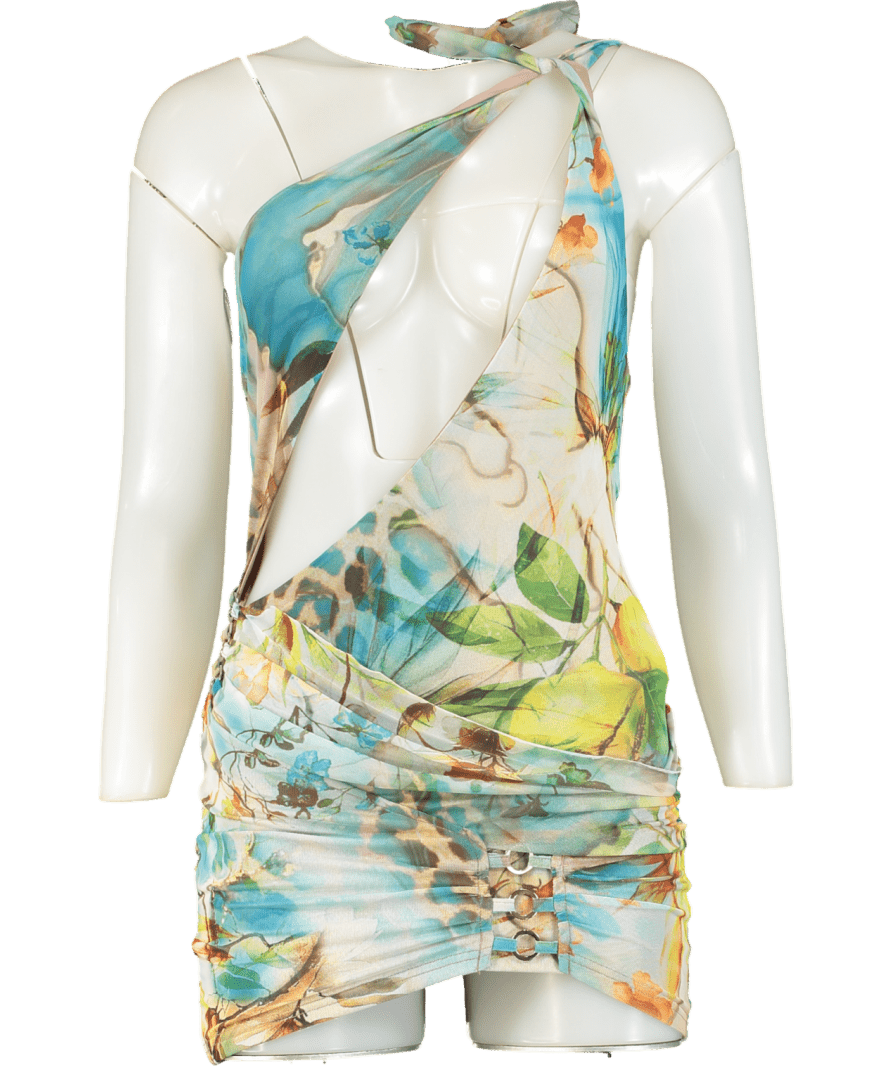 Outcast Multicoloured Liliana Mini Dress UK S - Reliked
