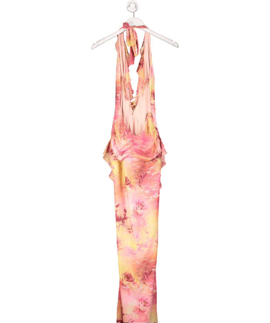 Outcast Pink Yuille Maxi Dress UK S - Reliked