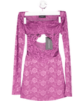 Outcast Purple Morgana Mini Dress UK S - Reliked