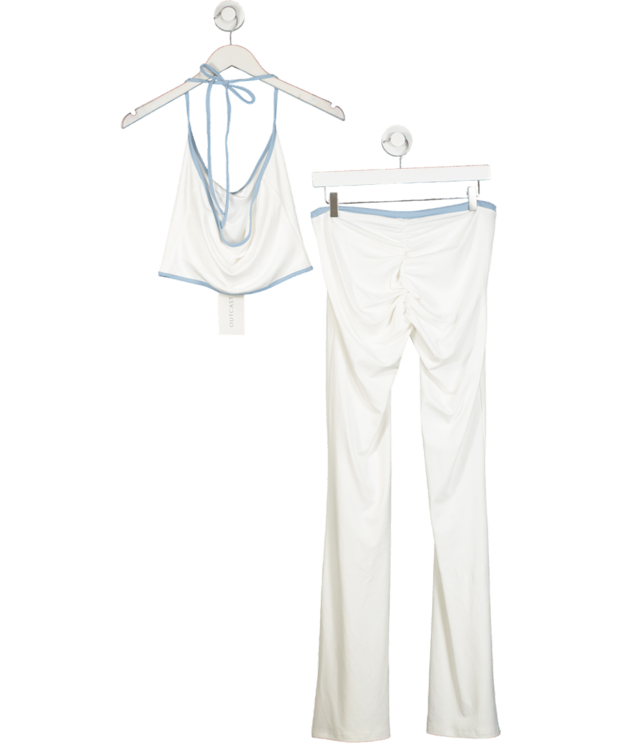 Outcast White Maeva Trousers UK S - Reliked