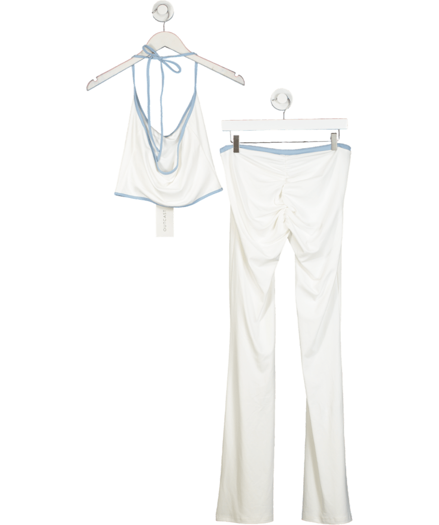 Outcast White Maeva Trousers UK S - Reliked