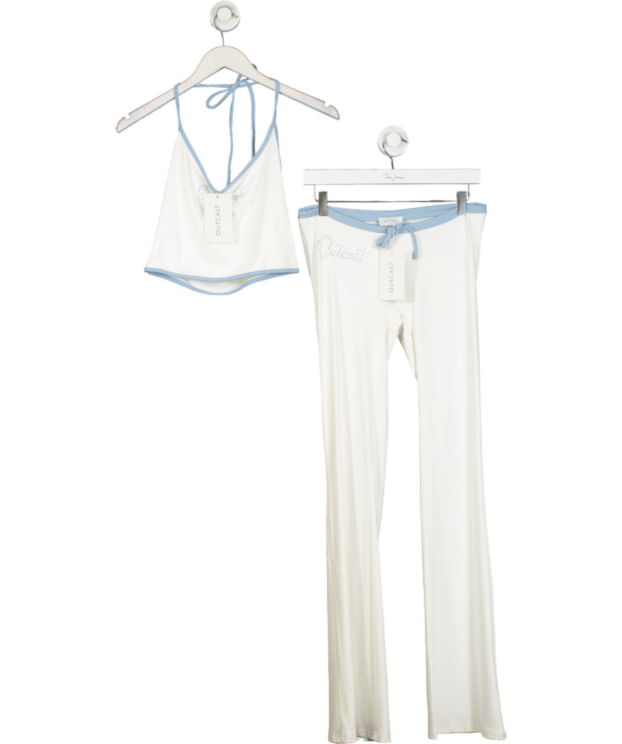 Outcast White Maeva Trousers UK S - Reliked