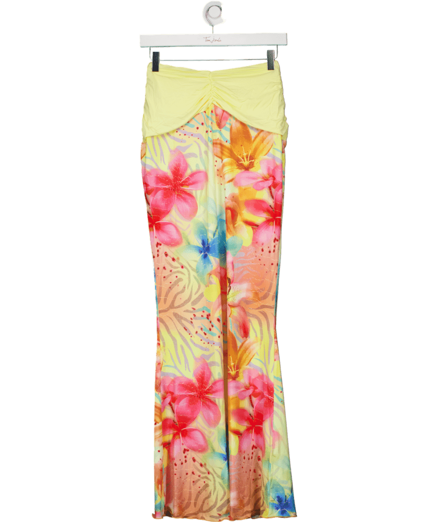 Outcast Yellow Myra Maxi Skirt Kaylah UK S - Reliked