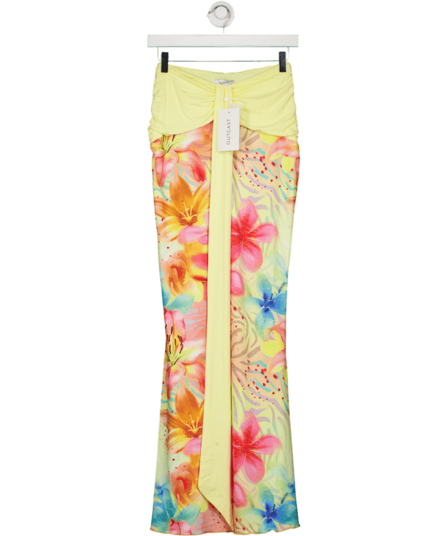 Outcast Yellow Myra Maxi Skirt Kaylah UK S - Reliked