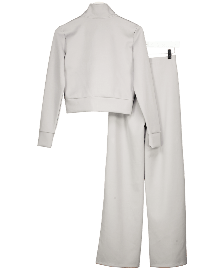 oysho Grey Technical Jacket And Wide Leg Trousers UK S - Reliked