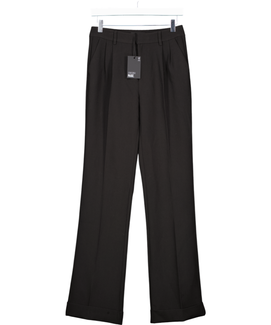 PAIGE Black Aracelli Tailored Trousers Sz2 UK 6 - Reliked
