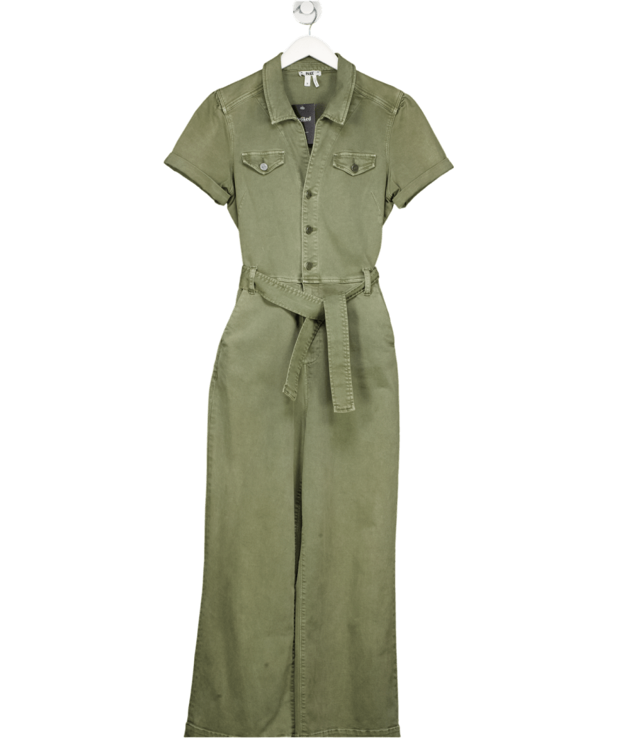 PAIGE Green Anessa Jumpsuit UK 8 - Reliked