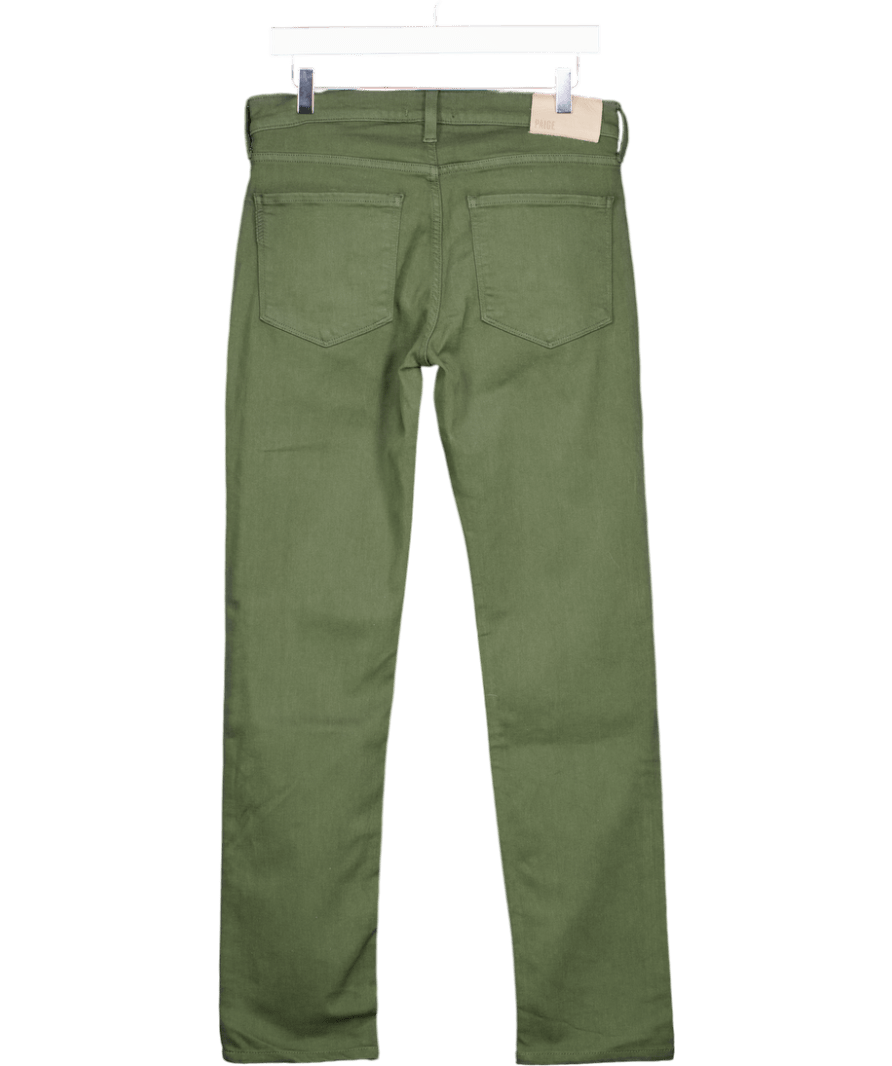 PAIGE Green Lennox Slim - fit Stretch - denim Jeans W31 - Reliked