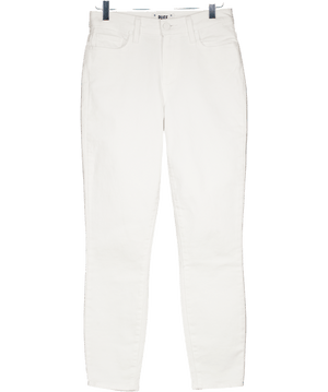 PAIGE Hoxton High Rise Crop Skinny Jeans, Crisp White W25