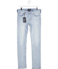 PAIGE Light Blue Wash Croft Skinny Jeans W32 - Reliked
