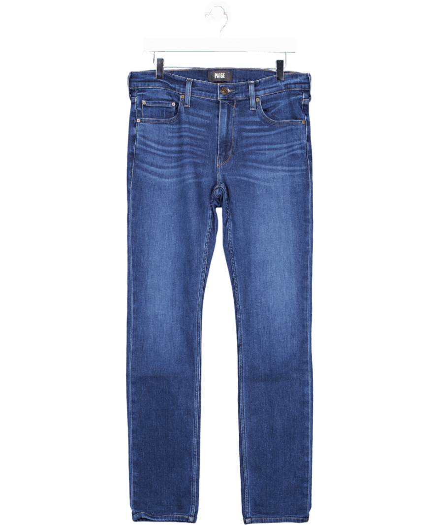 PAIGE Mid Blue Lennox Slim Fit Jeans W31 - Reliked