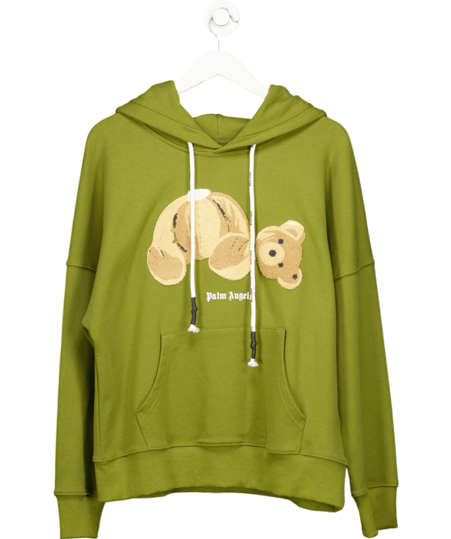 Palm Angels Kill The Bear Green Hoodie UK S - Reliked