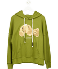 Palm Angels Kill The Bear Green Hoodie UK S - Reliked