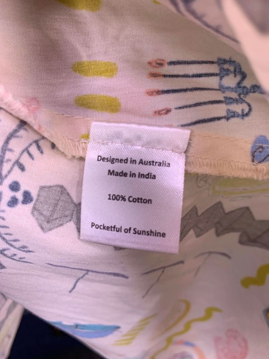 Palm Noosa Multi - Colour Pocketful of Sunshine Dress UK 8 - Reliked