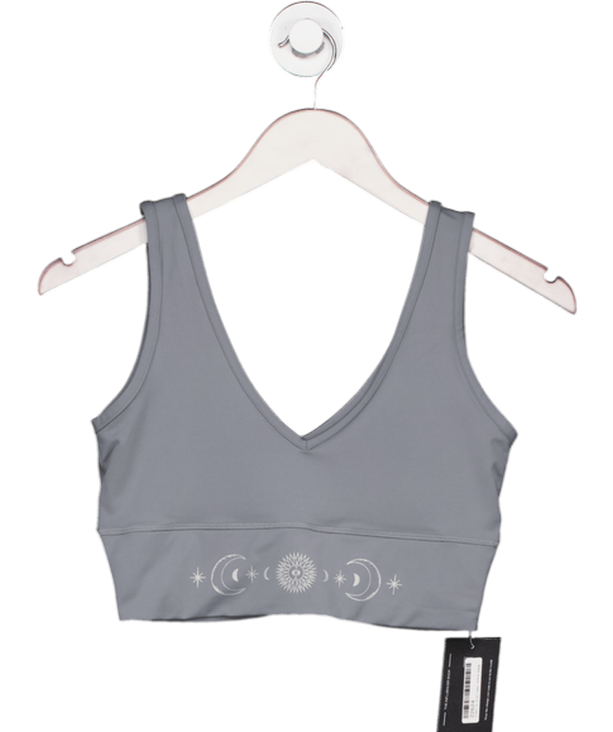 pama Grey Sun, Moon & Stars Bra Top UK XS - Reliked