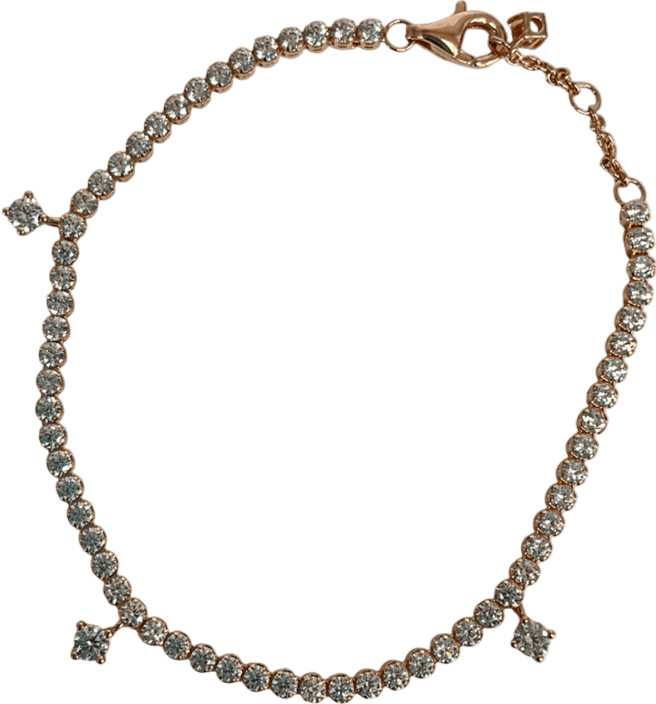 Pandora Metallic Sparkling Drops Tennis Bracelet - Reliked