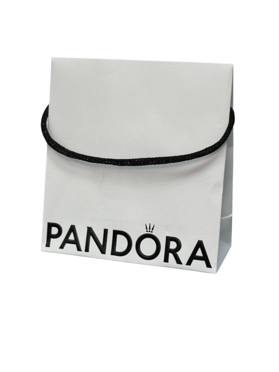 Pandora Ring Astral Blue Solitaire Rose Gold - plated Sterling Silver Ring Sz 52 - Reliked