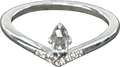 Pandora Sterling Silver / Cubic Zirconia Classic Wishbone Ring Sz 54 - Reliked