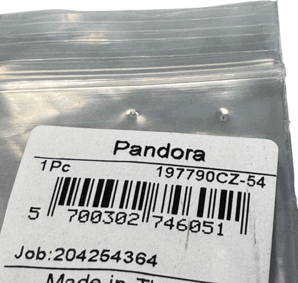 Pandora Sterling Silver / Cubic Zirconia Classic Wishbone Ring Sz 54 - Reliked