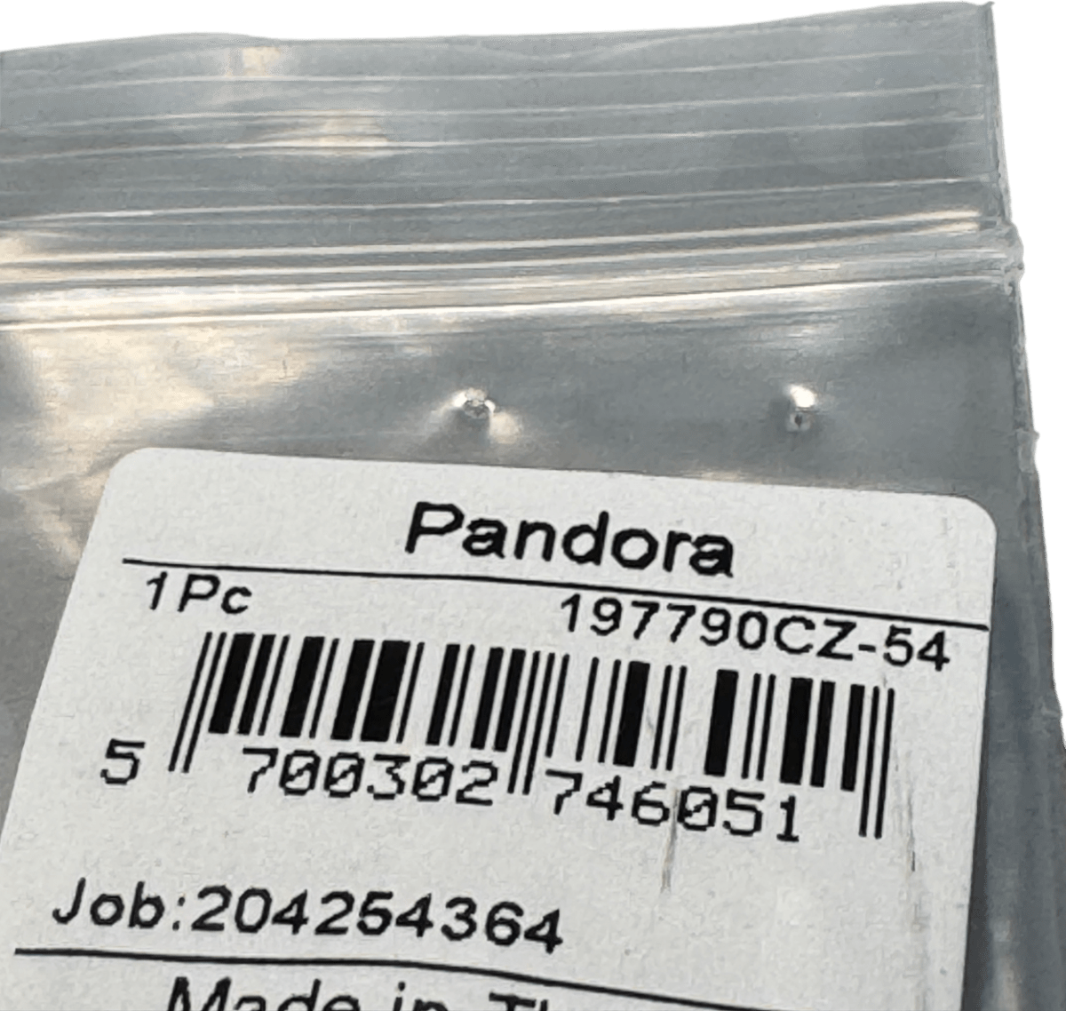 Pandora Sterling Silver / Cubic Zirconia Classic Wishbone Ring Sz 54 - Reliked