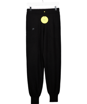 PANGAIA DNA Knitted  Track Trousers / Joggers - Black UK XXS