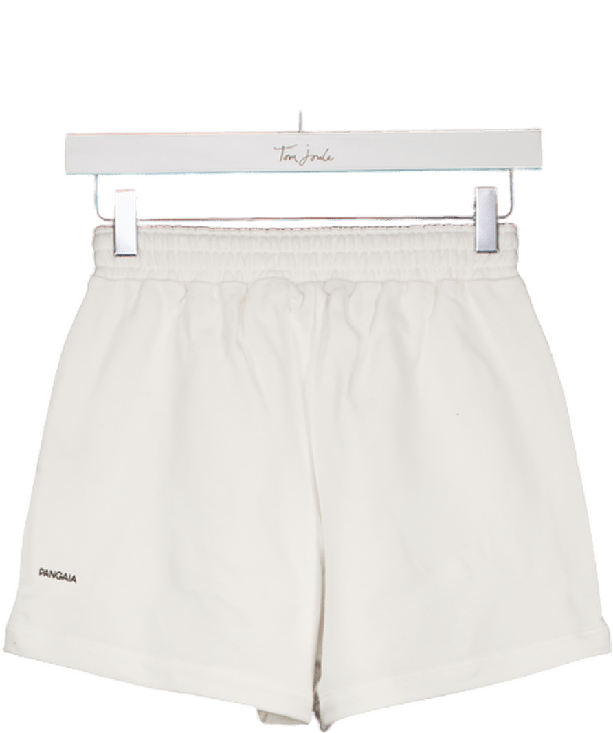 PANGAIA White Womens 365 Midweight Shorts - Off - white UK XXS - Reliked