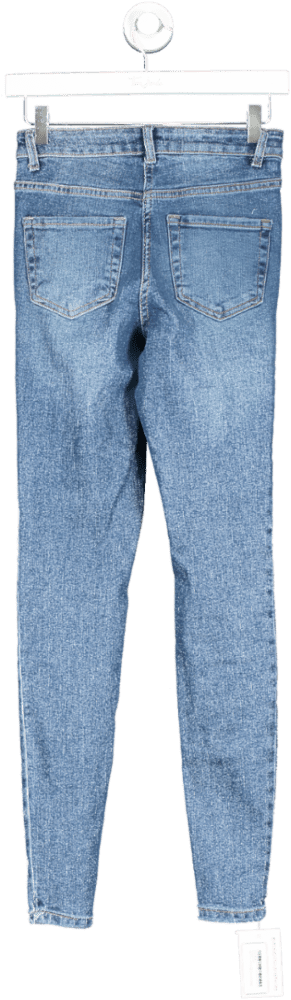 Papaya Denim Blue Skinny Jeans UK 8 - Reliked