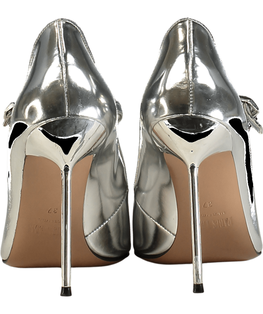 Paris Texas Metallic Livia 11mm Leather Pumps UK 4 EU 37 👠 - Reliked