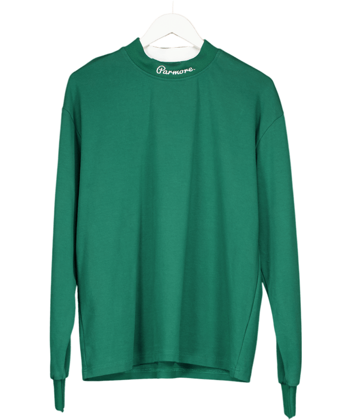 Parmore Green Crew Neck Jumper UK M