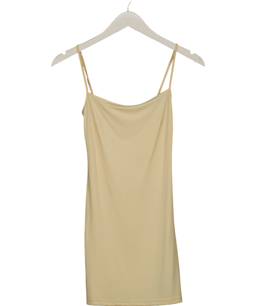 Pastel Yellow Mini Dress UK 4 - Reliked