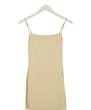 Pastel Yellow Mini Dress UK 4