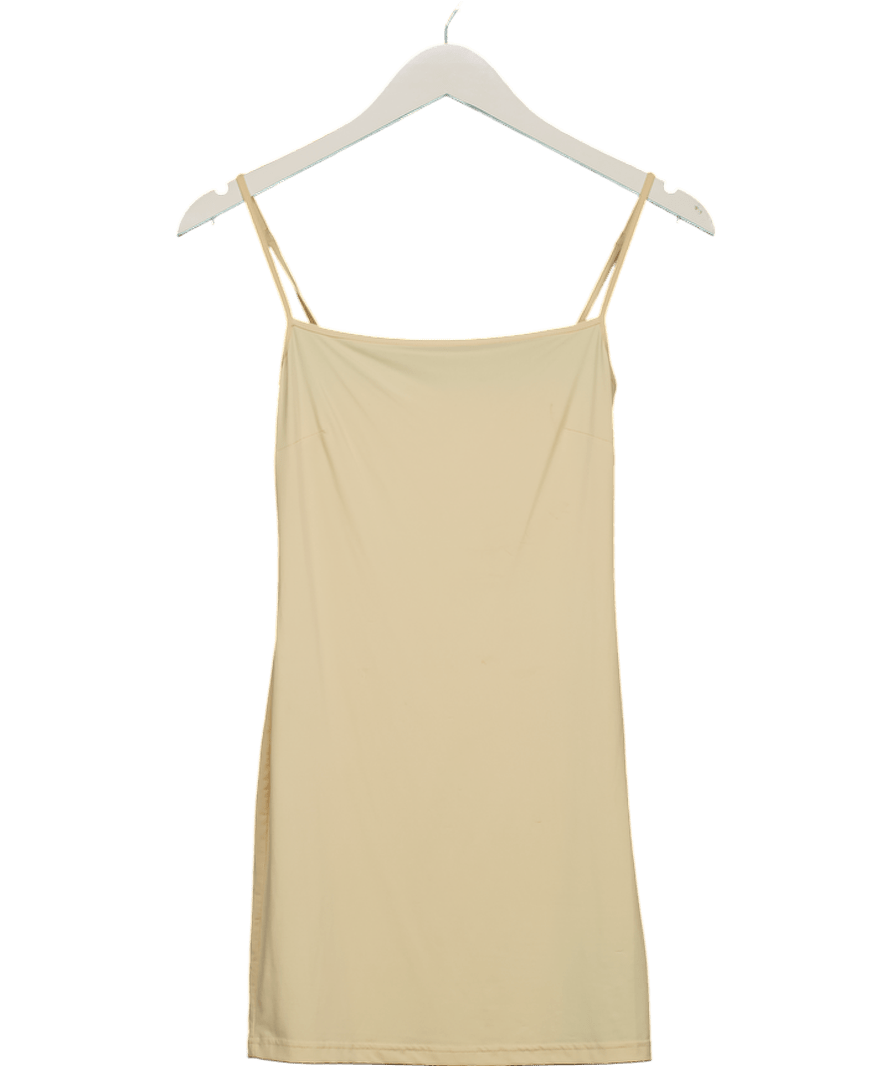 Pastel Yellow Mini Dress UK 4 - Reliked