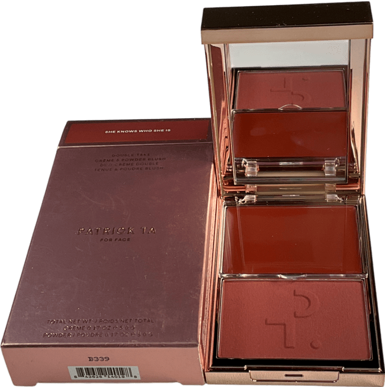 patrick ta Major Headlines Double - take Crème And Powder Blush Duo She Knows Who She Is 5g - Reliked