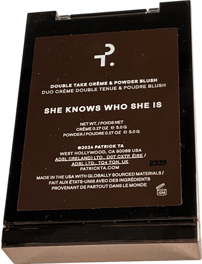 patrick ta Major Headlines Double - take Crème And Powder Blush Duo She Knows Who She Is 5g - Reliked