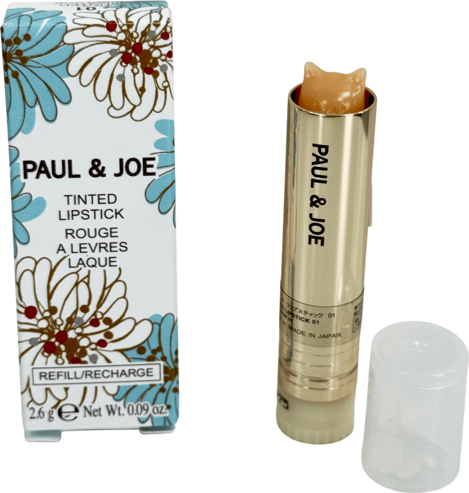 Paul & Joe Cat Head Moisturizing Lipstick Refill 01 Protecting Lipstick 2.6g - Reliked