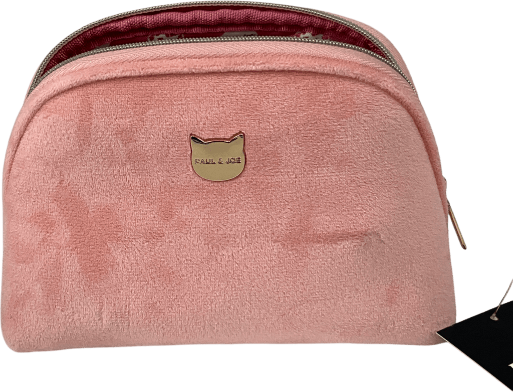 Paul & Joe Velvet Pink Makeup Bag One Size - Reliked