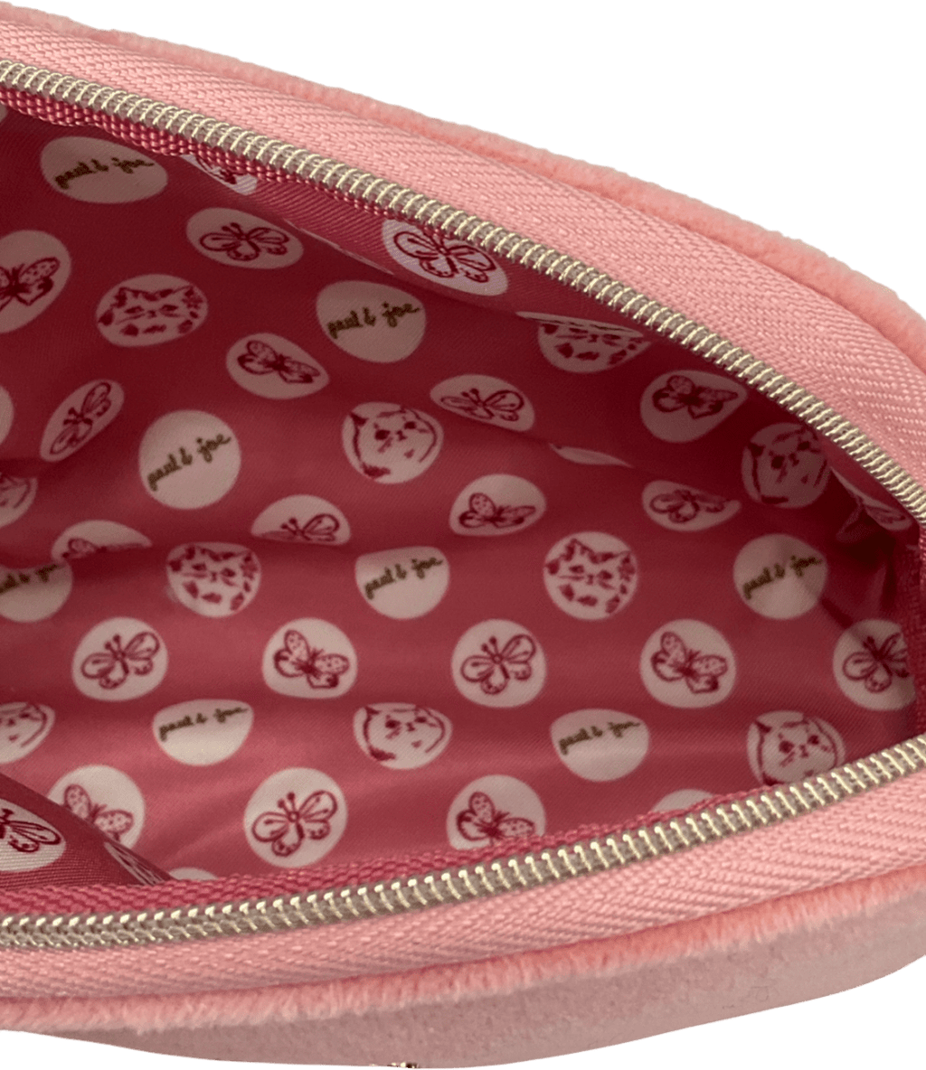 Paul & Joe Velvet Pink Makeup Bag One Size - Reliked