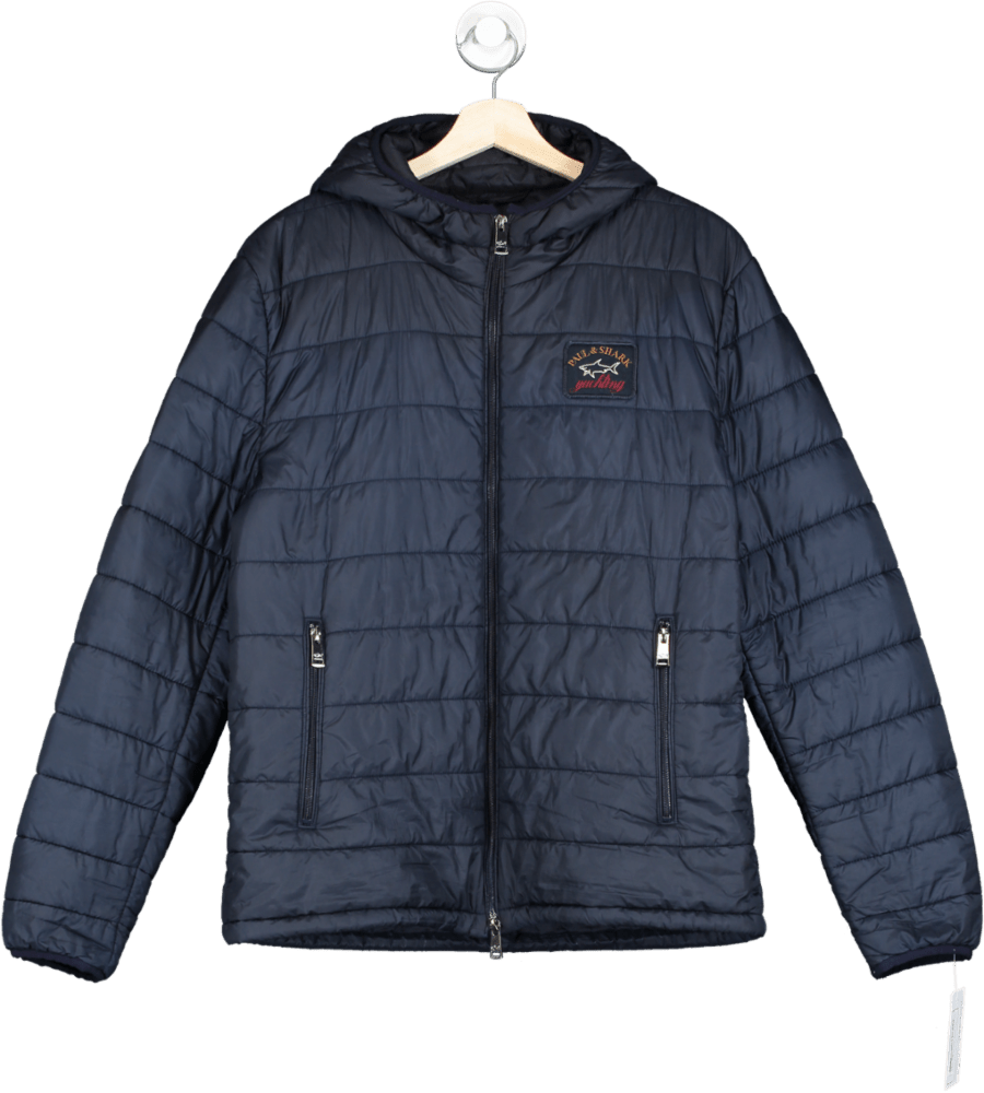 Paul & Shark Navy Blue Yachting Crew Jacket UK L - Reliked