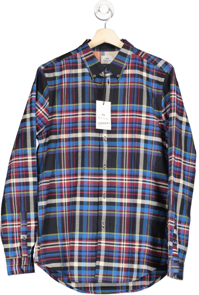 Paul Smith Multi - Colour Plaid Tailored Fit Shirt M - Reliked