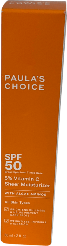 Paula's Choice 5% Vitamin C Sheer Moisturizer Spf 50 60ml - Reliked