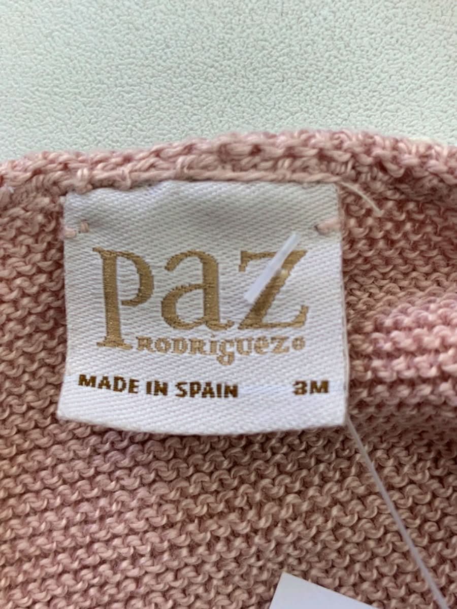 Paz Rodriguez Pink Knitted Baby Romper 3M - Reliked