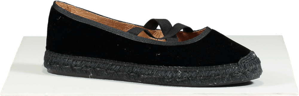Penelope Chilvers Black Velvet Flats EU 41 uk 8 - Reliked