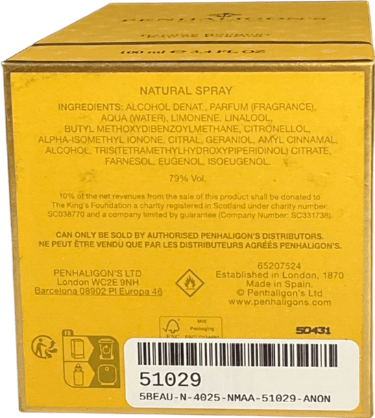 Penhaligon's Daphne Bouquet Eau De Parfum 100ml - Reliked