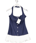 peppermayo Blue Georgina Denim Mini Dress UK 10 - Reliked