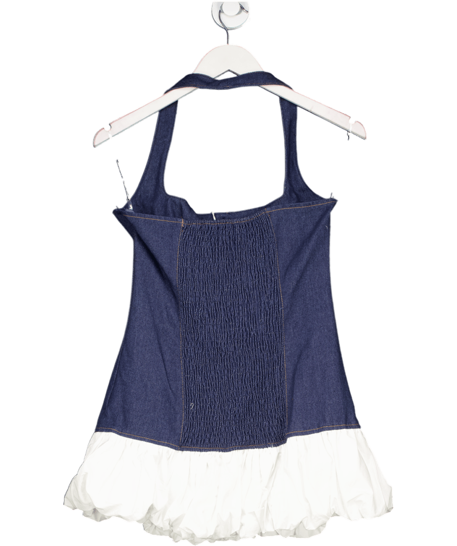 peppermayo Blue Georgina Denim Mini Dress UK 10 - Reliked peppermayo Blue Georgina Denim Mini Dress UK 10 - Reliked