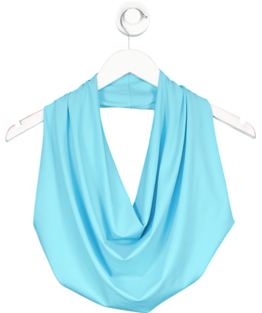 Peppermayo Blue Worldly Halterneck Top UK 8 - Reliked